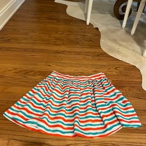 Jack. Striped Mini Skirt - size 8